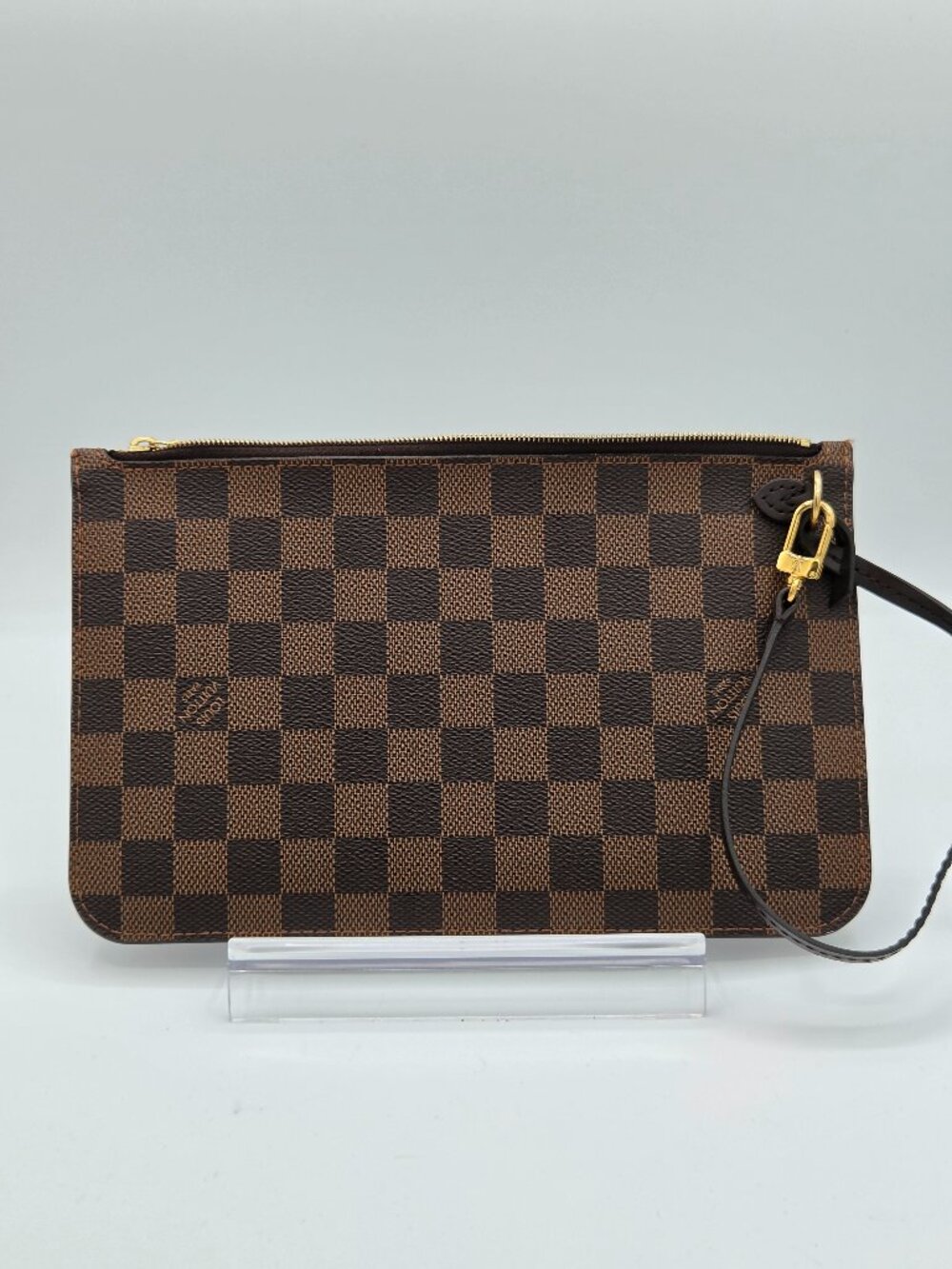 Louis Vuitton Damier Ebene Neverfull MM/GM Pochette | Wristlet | MM0250